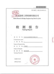 常德公司检测报告